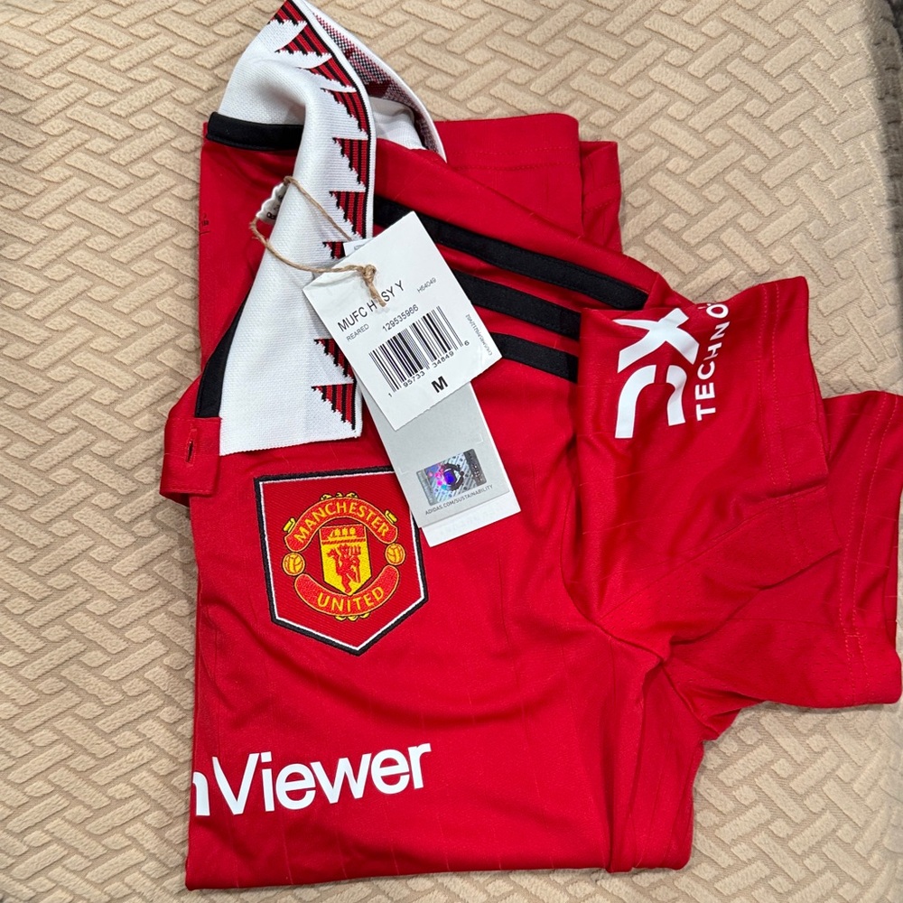adidas Red Kids Jersey